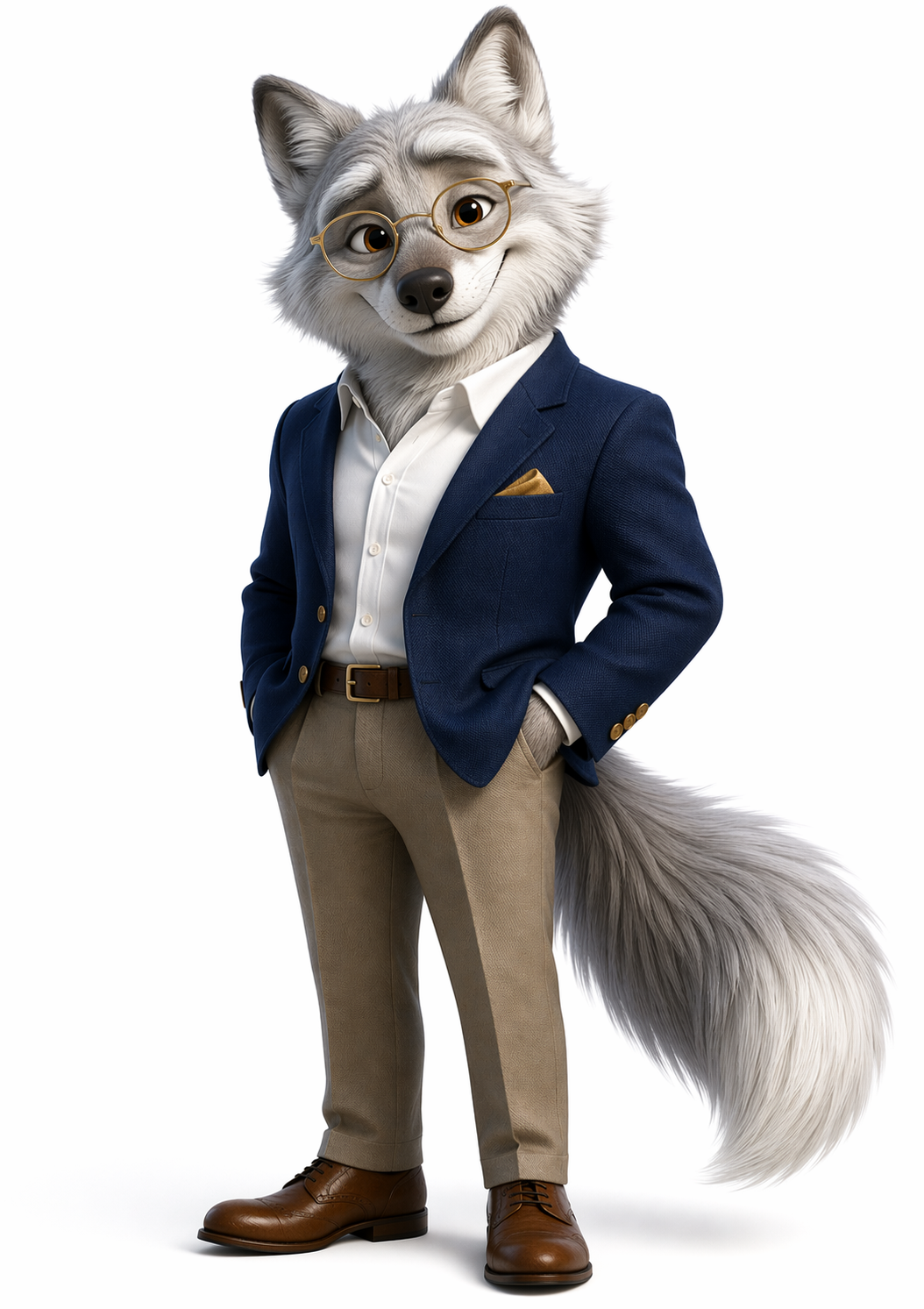 Silver Fox — male mascot