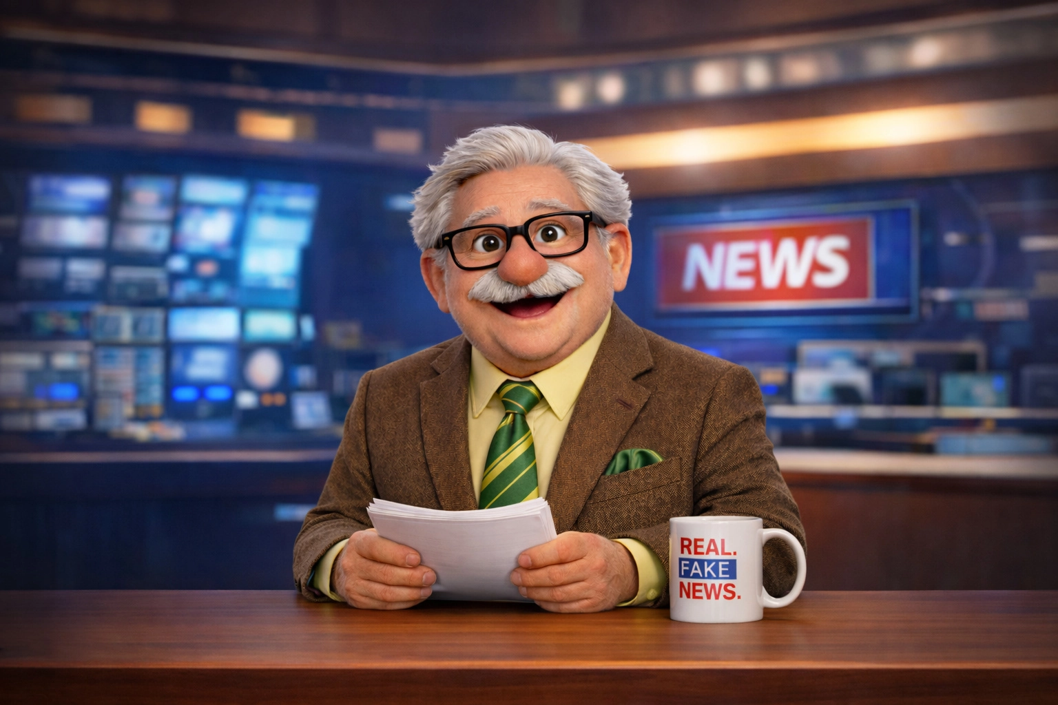 Walter Crankite — Senior Correspondent